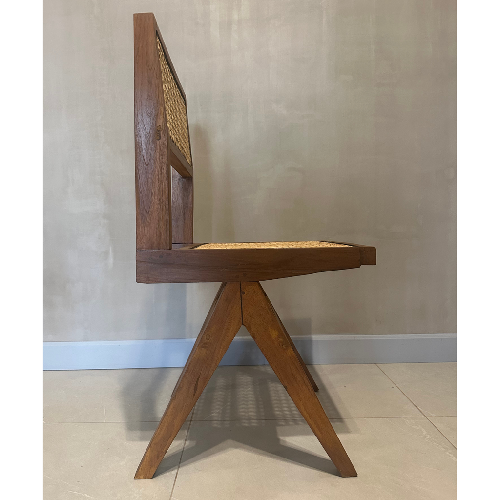 Pierre Handwoven Rattan Dining Chair Teak