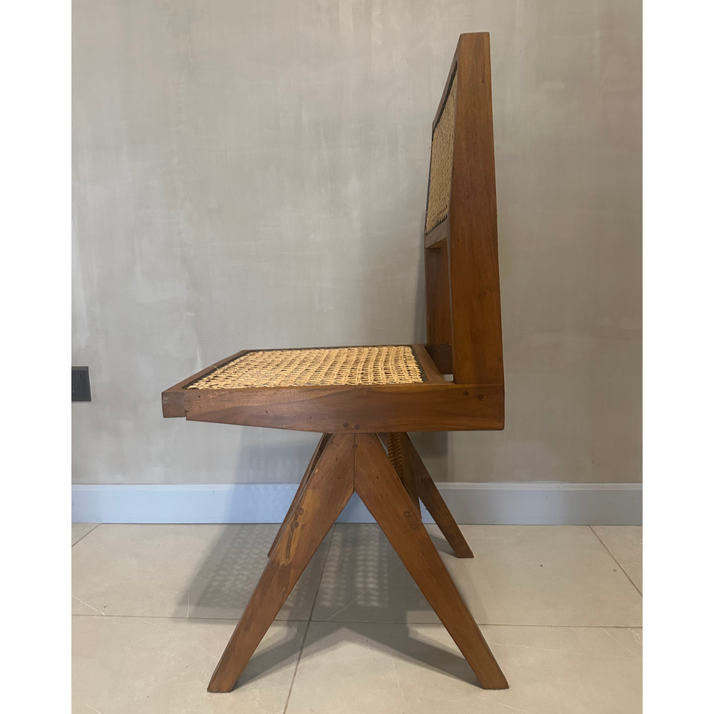 Pierre Handwoven Rattan Dining Chair Teak