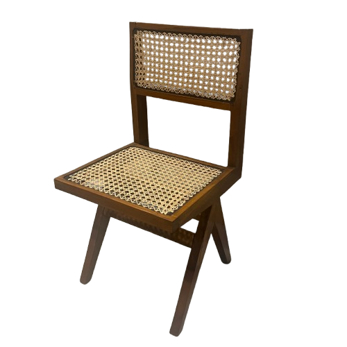 Pierre Handwoven Rattan Dining Chair Teak
